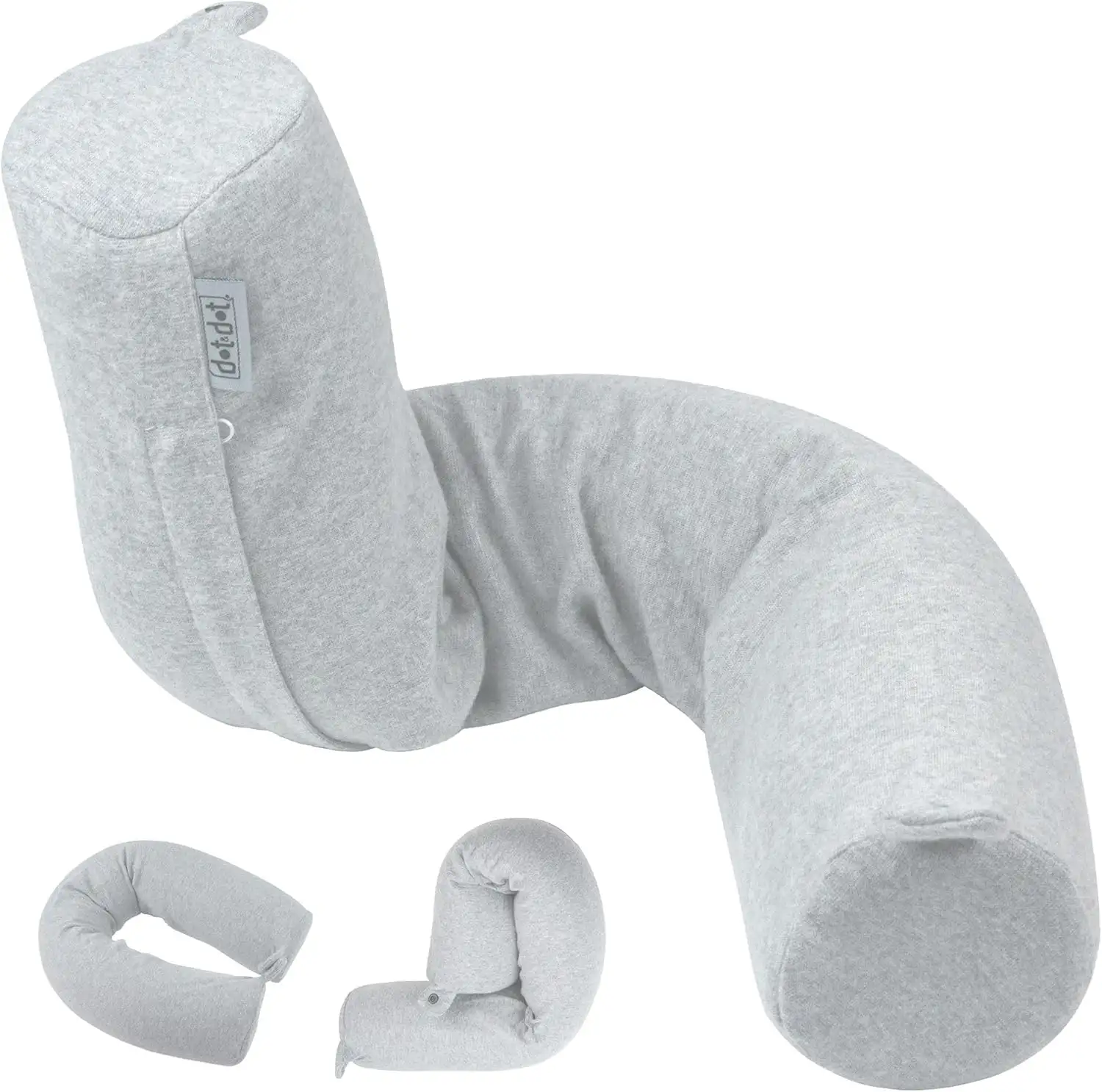 Dot&Dot Twist Memory Foam Travel Pillow for Airplanes - 81w0IjawOL._AC_SL1500_